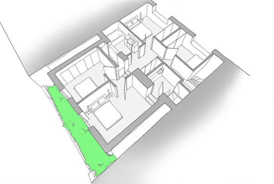 doma architects old bakery harrogate house extension-plan 2